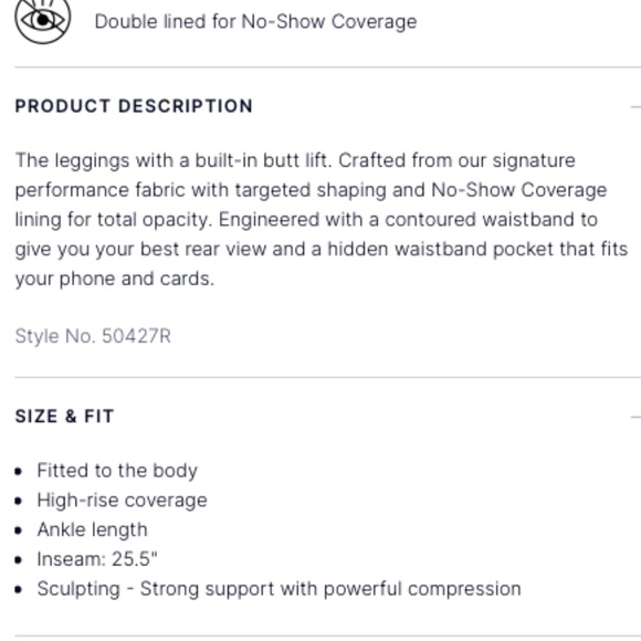 Spanx White Booty Boost 7/8 Legging with No-Show Coverage - Picture 9 of 10